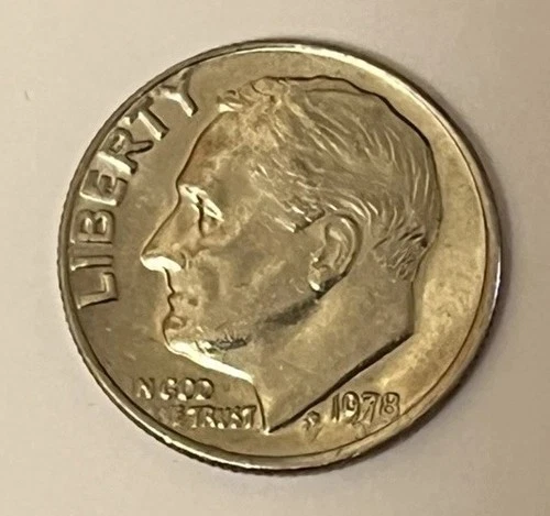 1978 -P  Roosevelt Dime  AU