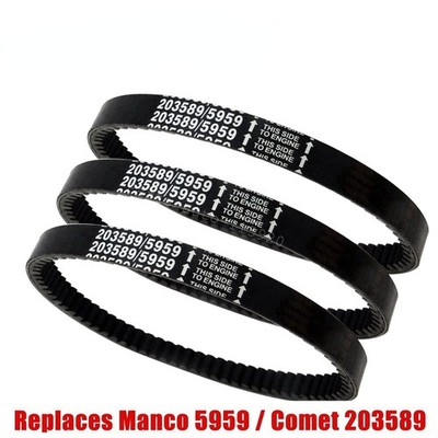 3Pc 30 series go kart cogged torque converter drive belt 203589-3 for comet 5959