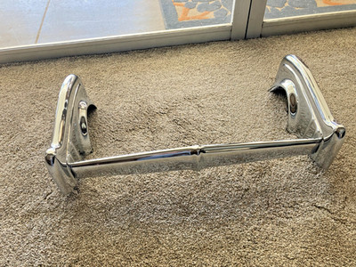 1941 Cadillac Bumper Guards & Grille Protection Bar. Triple Chrome Plated.