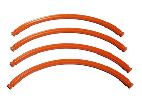 20 New Rare KNEX Orange Curved Rods Roller Coaster Parts Rigid K'NEX