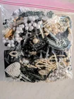 Black and White Themed Costume Jewelry Lot Vtg to Now All Wearable 4 Lbs