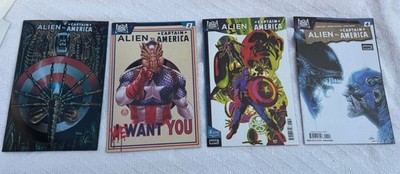 Alien vs. Captain America #1-4 Marvel Comics January 2026