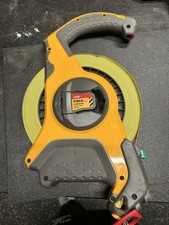 Fisco Surveyor 100ft Fiberglass Open Reel Tape Measure SB100E