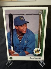 1989 Upper Deck - Star Rookie Gary Sheffield #13 Sharp corners! RC Rookie
