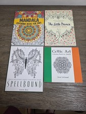 Lot of 4 Coloring Books Kids Adults Mandala Little Prince Spellbound Celtic Art