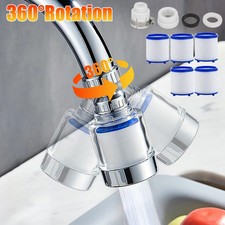 Faucet Water Filter Tap Filtration Kitchen Sink Mount Purifier System 360 Rotate