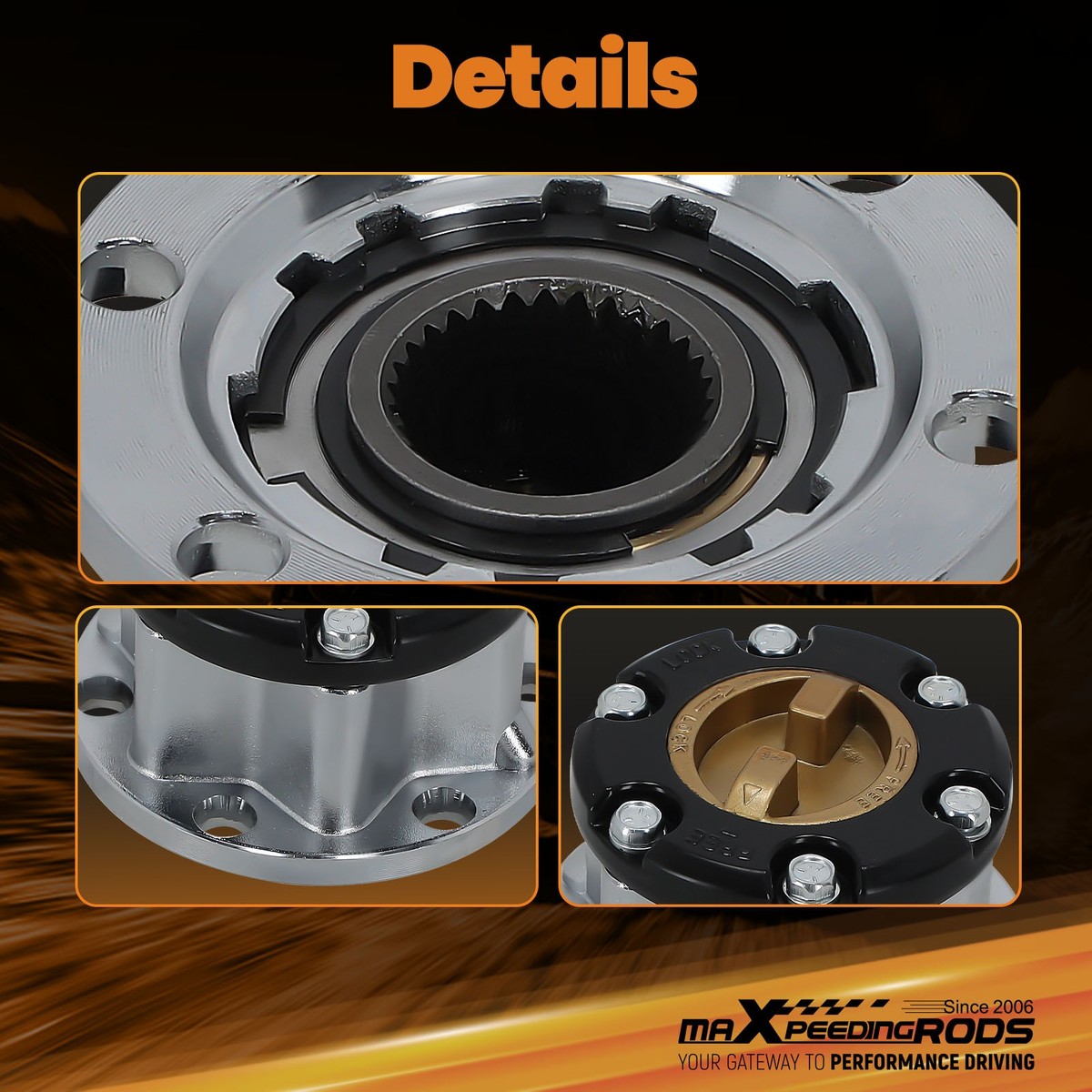 Free Wheel Locking Hub Hubs for Toyota LandCruiser HZJ80 FZJ70/75