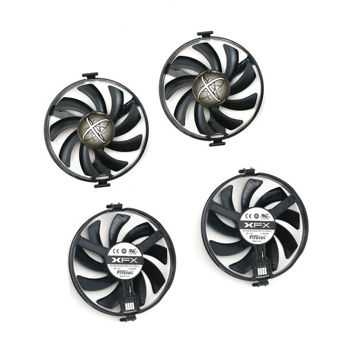 FDC10U12S9-C VGA Fan For XFX RX470 478 480 570 580 GPU Graphics Card Fan - Photo 5/11