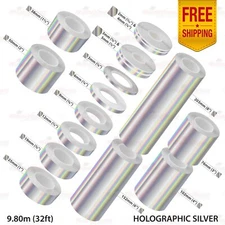 PinStriping Stripe Adhesive Tape Styling Decal Vinyl Sticker HOLOGRAPHIC SILVER