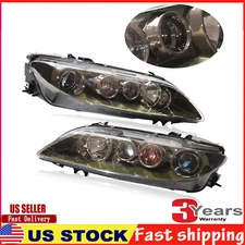 Headlight Set For 2006 2007 2008 Mazda 6 Driver & Passenger Sides