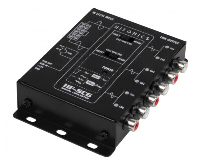 Hifonics HF-SC6  High Low Adapter Converter Cinch Adapter Lautsprecher Cinch Ada