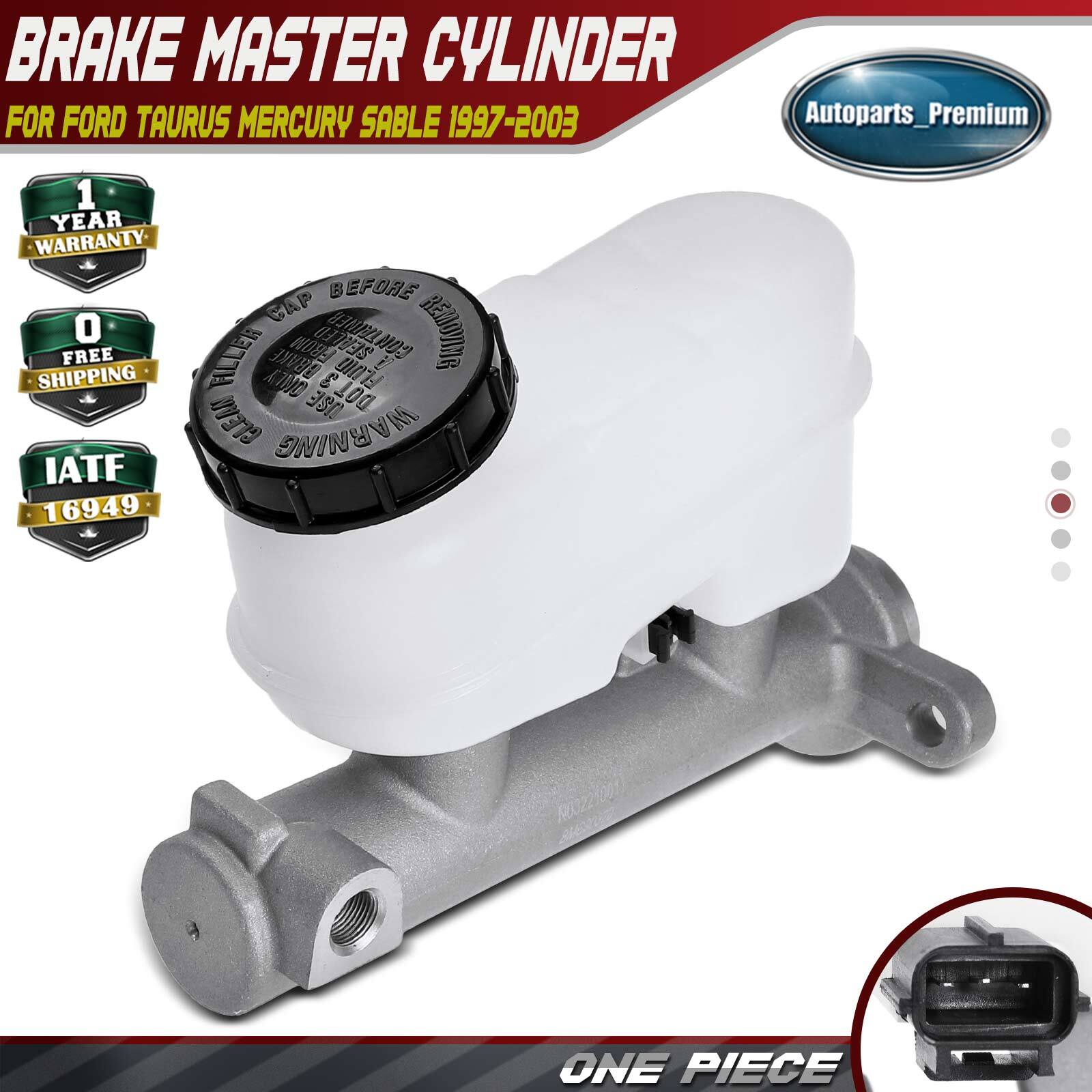 Brake Master Cylinder w/ Reservoir & Sensor for Ford Taurus Mercury Sable 97-03
