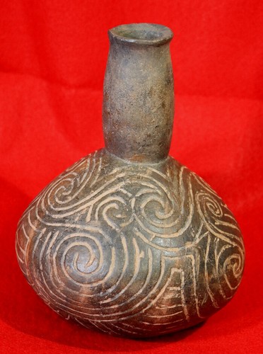 Taylor Engraved Water Bottle Authentic Prehistoric Pottery Indian Arrowhead - Picture 3 of 7