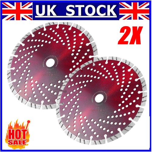 2 X 9 INCH 230MM DIAMOND CUTTING DISC STONE MASONRY HARD BRICK TILE ...