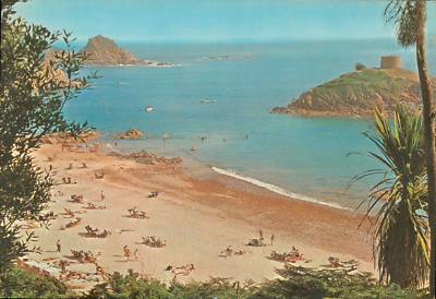 Portelet Bay Jersey Channel Islands Beach Postcard UK