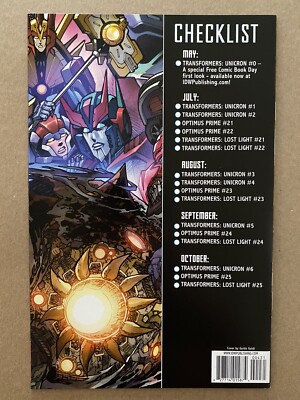 Transformers Unicron #4 IDW Retailer Incentive Variant Optimus