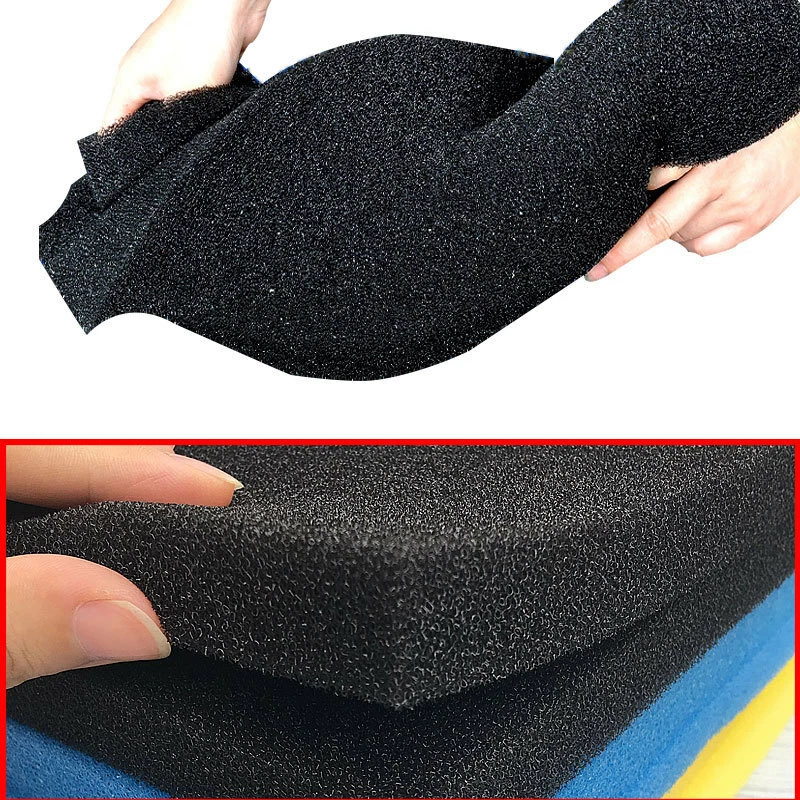 Aquarium Filter Bio Sponge Biochemical Cotton Fish Tank Pond Foam Black S M L XL - Image 2 of 4