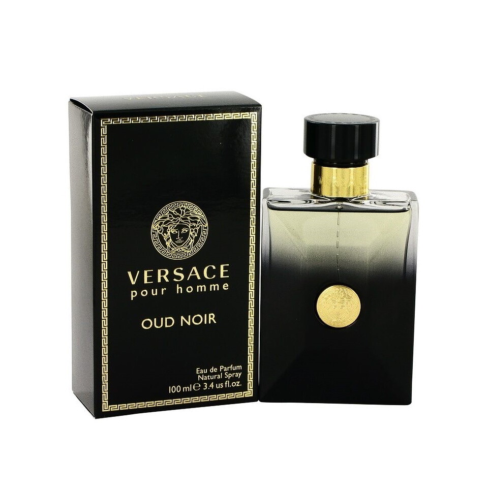 Versace Pour Homme Oud Noir oz 100 ml EDP Men Spray (NOT SEALED)
