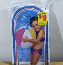 Vintage 1999 Intex 20" Beach Ball The Wet Set 59020 New Sealed