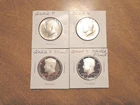 2022 P D S S Silver & Clad Proof Kennedy Half Dollar 4 Coin Set PDSS