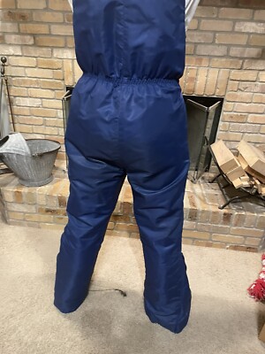 Vintage Kawasaki Snowmobile Bibs Bib Snowpants Size L Large Mens