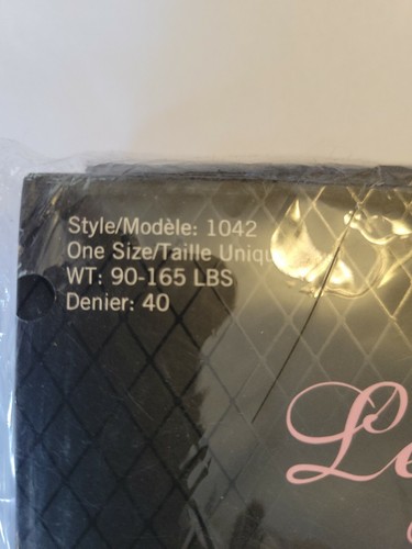 Leg Avenue Sheer Lace Top Backseam Black 6 Pack - Picture 8 of 9