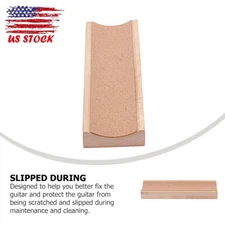 U-shaped Maple Guitar Neck Support Stand Pressing Fret Caul Luthier Repair Tool