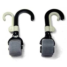 Baby Stroller Pram Hooks Hangers 2-Pck 360 Bugaboo Handbags Purse Tote Bag Clips