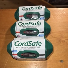 3 PACK CordSafe Electrical Cord Lock Connector Protector Safe Water Resistant