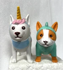 Ankyo Development Party Dog Plastic Toys Set Of 2 4”
