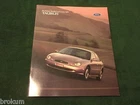 MINT ORIGINAL 1998 FORD TAURUS SALES BROCHURE 11" X 9" W/ COLOR CHART (BOX 559)