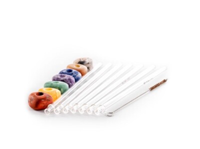 VitaJuwel - Glass Straw Set - Vita Juwel - 100% Plastic Free.