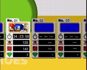 Sonic Gems Collection Unlocked Memory Card Save 100% Complete Nintendo GameCube