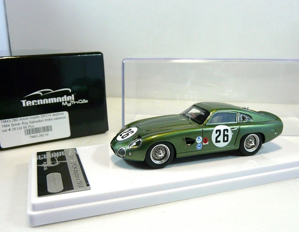 ASTON MARTIN DP214  Daytona 1964 Salvadori Ltd  TECNOMODEL 1:43 - Immagine 4 di 4