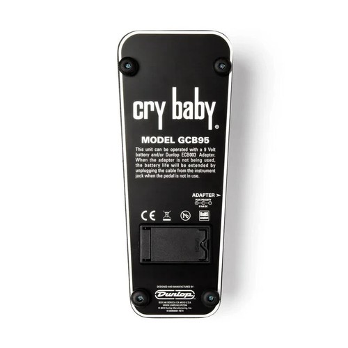 Cry Baby Standard GCB95 Original Dunlop Crybaby Wah Guitar Effect Pedal W/Cable - Picture 4 of 13