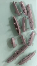 Battleship Game  - Replacement Boat Carriers Pieces Only Parts Pegs Submarine