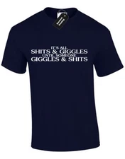 Sh*Ts And Giggles Gents Amusing Laugh Novelty Casual Unisex T-Shirt