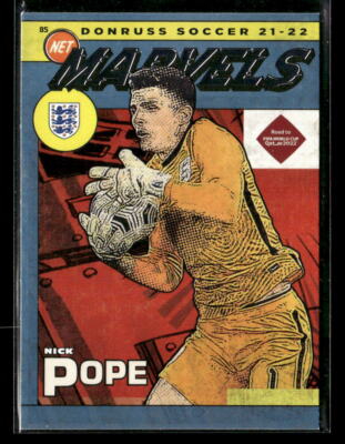 Nick Pope 2021-22 Donruss #12 Net Marvels England