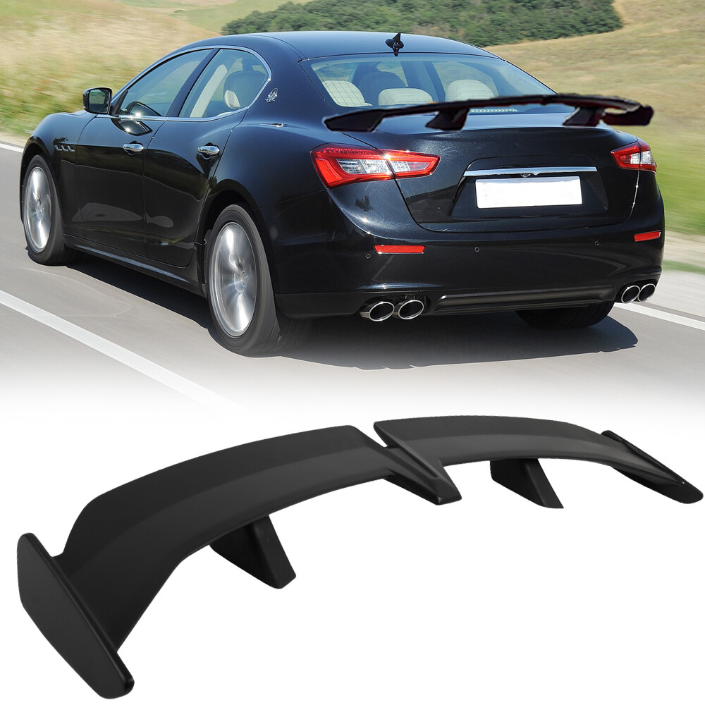 54" Matte Black Seagull Pro Style Rear Trunk Spoiler Wing For Maserati Ghibli