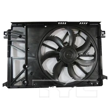 Dual Radiator and Condenser Fan Assembly TYC For 2022 Lexus NX250