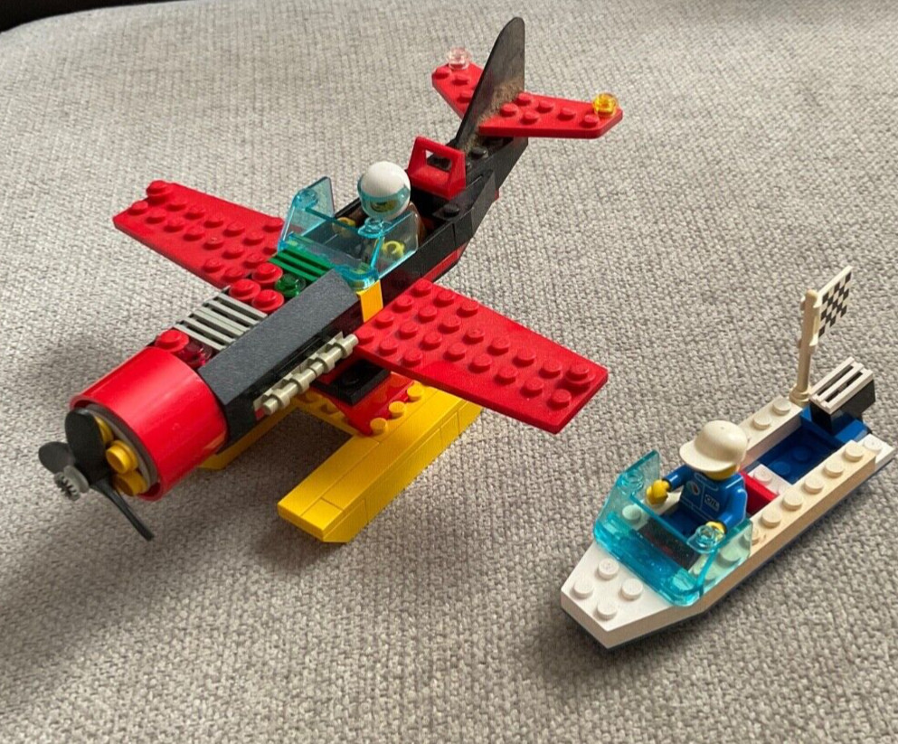 Lego 6543 Sail N Fly Marina Plane Boat 2 Mini Figures INCOMPLETE See Pics Vtg