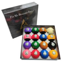 Dongzhu Black Phenolic Resin Billiard Pool Ball Set 2-1/4" Standar Size