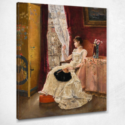 Fantasie Alfred Stevens, Stal78 Leinwandbild