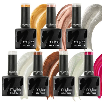 Mylee Gel Nail Polish Shimmer Range UV LED Soak-Off Manicure Pedicure 8ml