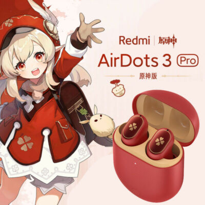 Redmi AirDots 3 Pro Genshin Impact Headset Earphones Bluetooth Wireless Gift