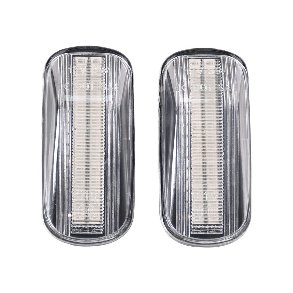 Lente transparente con luz de señalización lateral 2XLED para Honda Accord Civic CR-V Acura RSX Integra Foto 4 de 4