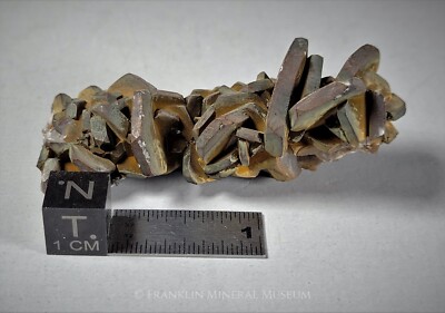 Calcite crystals coated by limonite - Bisbee, Arizona