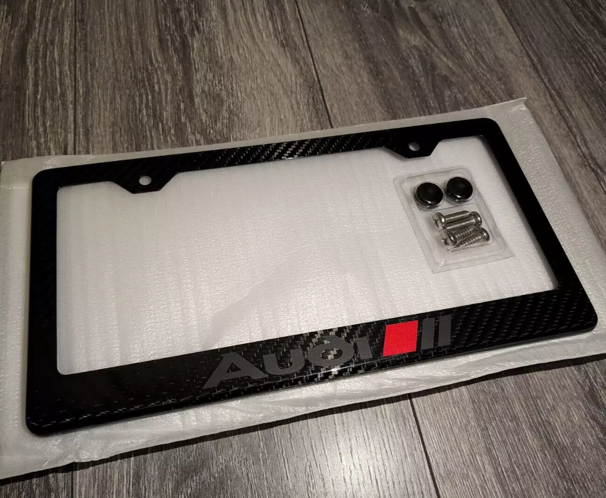 Audi s line license plate frame deals