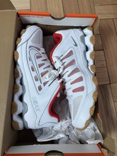 Nike Reax 8 TR Mesh White/Wolf Grey/Red 621716-103 Men's Size 8