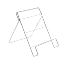 White Cookbook Stand, Holder, Foldable Tablet, Recipe Book Holder, Kitchen